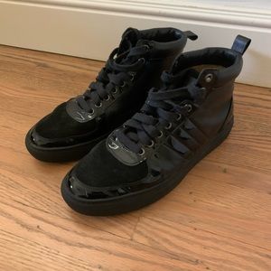 Black Bally high tops